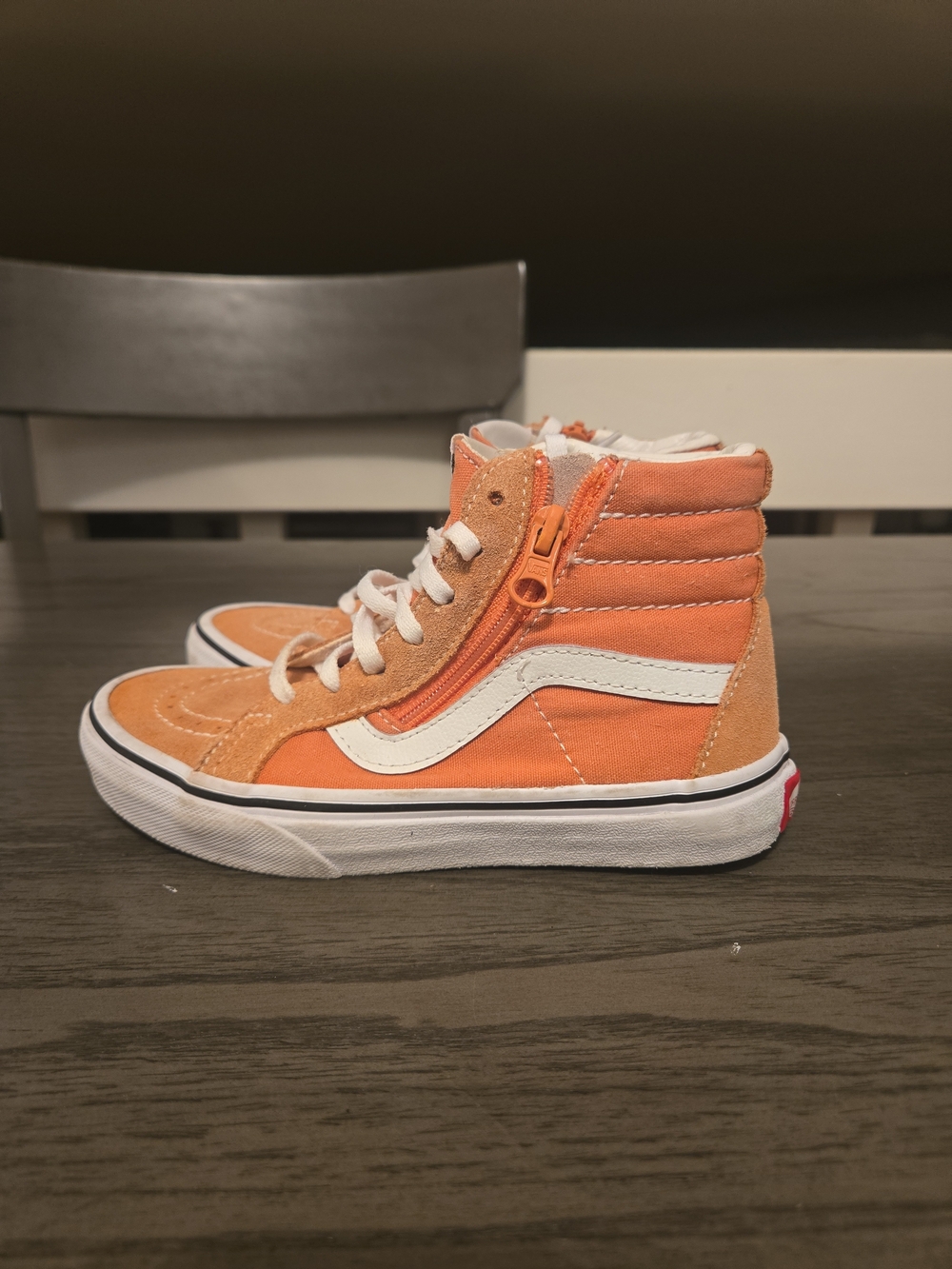 Vans Shoes Junior Kids Size 1 Sk8-Hi Color Theory Sun Baked Kids Coral